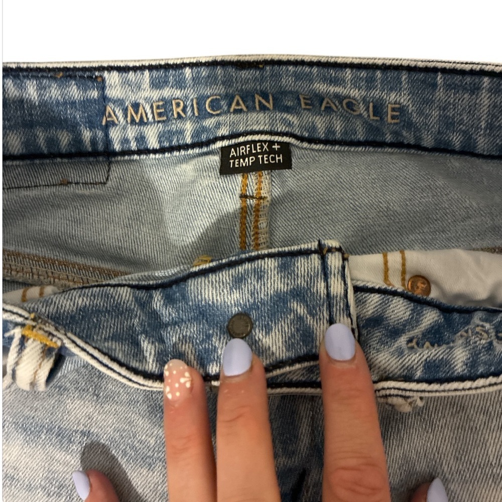 American Eagle Outfitters airsoft+ Athletic Skinny Jeans Distressed w28 L28 - Picture 6 of 9